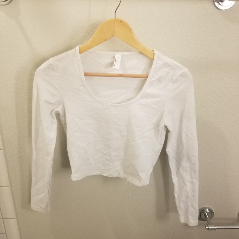 American Apparel Long Sleeve Crop size M